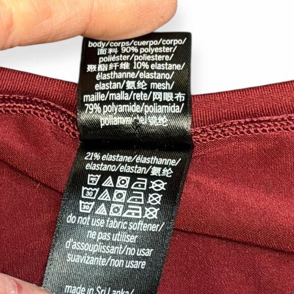 VICTORIA’S SECRET VICTORIA SPORT VSX Women’s Red Crisscross Side Tank Top Size L - Picture 4 of 5